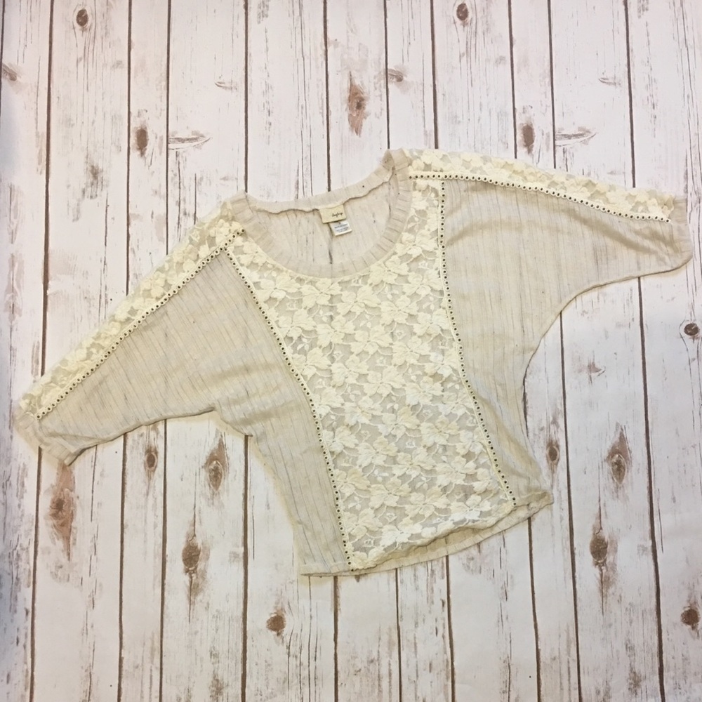 Daytrip sheer lace top